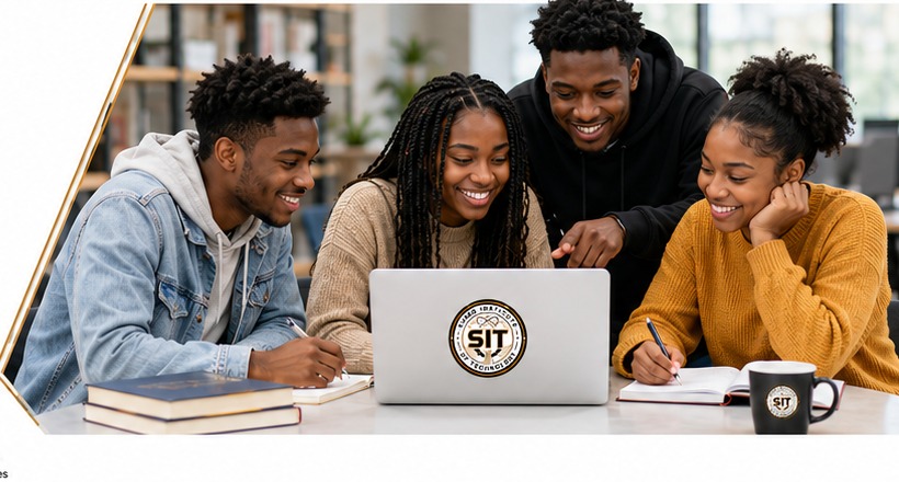 African students learning at SIT